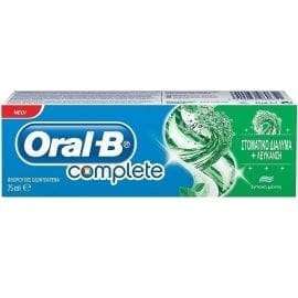 ΟΔΟΝΤΟΚΡΕΜΑ COMPLETE  ORAL-B MOUTH WASH & WHITENING 75ml