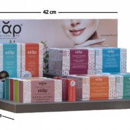 Τοποθέτηση προϊόντων KEAR NATURAL σε stand 13τμχ