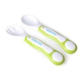Κουτάλι Πιρούνι Σετ – My First Spoon & Fork Set LIME – KID0055