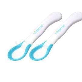 Κουτάλια Σιλικόνης με Ένδειξη Θερμοκρασίας – Silicon Ideal Temperature Feeding Spoon Set AQUAMARINE – KID0022