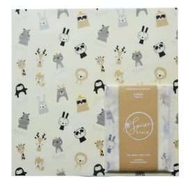 Βeeswax food wrap. Περιτύλιγμα φαγητού από οργανικό βαμβάκι και μελισσοκέρι 33x33cm HAPPY KIDS