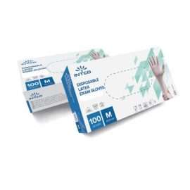 Εξεταστικά Γάντια Latex Small Με Πούδρα