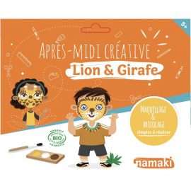 Face Painting Kit.Ζωγραφική προσώπου+ αξεσουάρ Lion & Giraffe