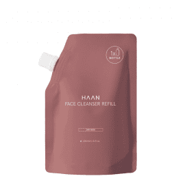 HAAN FACE CLEANSER TRANSPARENT DRY SKIN 200ML REFILL| 97% NATURAL INGREDIENTS