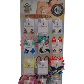 Le Bijoux Vert  ÉCLAIR Plexiglass Hypoallergenic Earrings 16+8 FREE