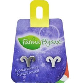 Υποαλλεργικά Σκουλαρίκια Ζώδιο Κριός (BEZ01-1) Farma Bijoux