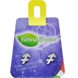 Υποαλλεργικά Σκουλαρίκια Ζώδιο Τοξότης (BEZ09-1) Farma Bijoux