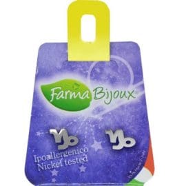 Υποαλλεργικά Σκουλαρίκια Ζώδιο Αιγόκερως (BEZ10-1) Farma Bijoux