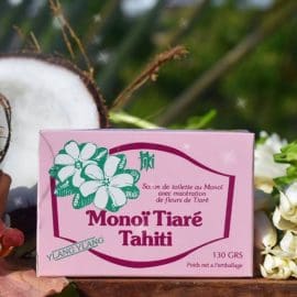 Tiki  Ylang YlangΣαπούνια Σαπούνι με περιεκτικότητα 30% σε Monoi oil, με άρωμα Ylang Ylang,130gr