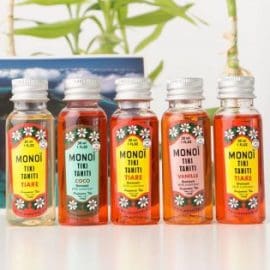 Discovery pack with Bronzing Monoi Σετ δώρου με 5 λάδια μαυρίσματος, spf3 για πρόσωπο, σώμα και μαλλιά.