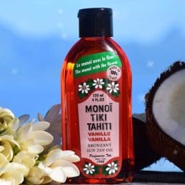 Monoi Tiki Vanilla spf 3 Λάδι γρήγορου Μαυρίσματος για Πρόσωπο : Σώμα, με άρωμα Βανίλια, 120ml