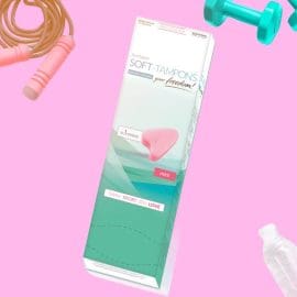 Soft-Tampons mini, Box of 10