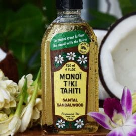 Monoi Tiki Sandalwood Πολυχρηστικό λάδι περιποίησης προσώπου, σώματος και μαλλιών, με άρωμα Σανδαλόξυλο, 120ml