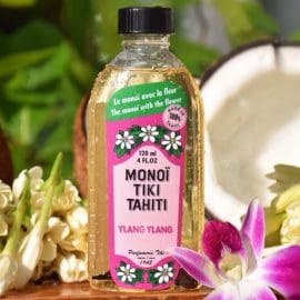 Monoi Tiki Ylang Ylang Πολυχρηστικό λάδι περιποίησης προσώπου, σώματος και μαλλιών, με άρωμα Ylang Ylang, 120ml