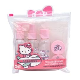 Σετ Ταξιδίου Hello Kitty με Κενά Μπουκάλια 0.083gr Take Care (12 Τεμάχια)