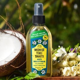 Monoi Tiki Anti-Mosquitoes  Lemongrass and Essential oils Αντικουνουπικό λάδι με άρωμα Λεμονόχορτο, 120ml