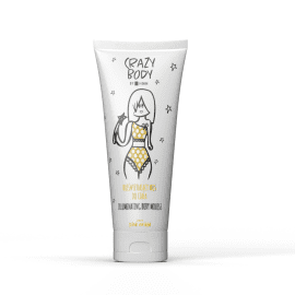 Body Mousse με Glitter  Pina Colada 250ml  – Crazy Body