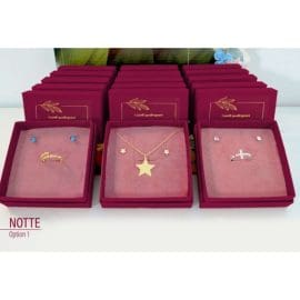 Fashion Box 2024 NOTTE 15 τεμαχίων (κολιέδαχτυλίδισκουλαρίκια) Farma Bijoux