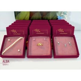 Fashion Box 2024 ALBA15 τεμαχίων (κολιέδαχτυλίδισκουλαρίκια) Farma Bijoux