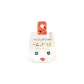 Υποαλλεργικά Σκουλαρίκια Γαλάζιο Κρύσταλλο 53mm (BE64C11) Farma Bijoux