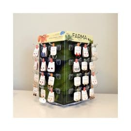 Σταντ Περιστρεφόμενο Πάγκου 48 Θέσεων Farma Bijoux