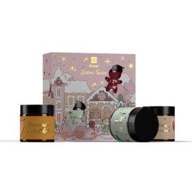 Christmas Gift Set 4 Αρωματικά Κεριά – Mango, Σοκολάτα & Πορτοκάλι, Spice Cookies, Magic Forest (100ml) Χ 4
