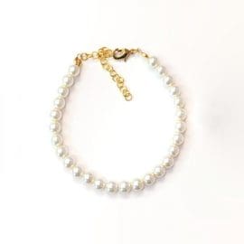 Υποαλλεργικό Βραχιόλι Με Πέρλες 20/24CM (BE2BP41) Farma Bijoux