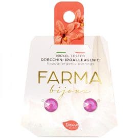 Υποαλλεργικά Σκουλαρίκια Κρύσταλλα Orchid Ignite 63mm (BE58C401) Farma Bijoux