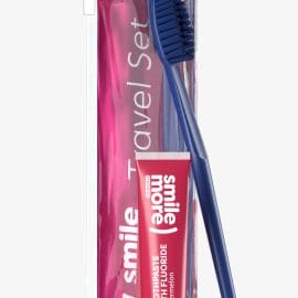 Hiskin Smile More Toothbrush and toothpaste travel set – Watermelon 30 ml