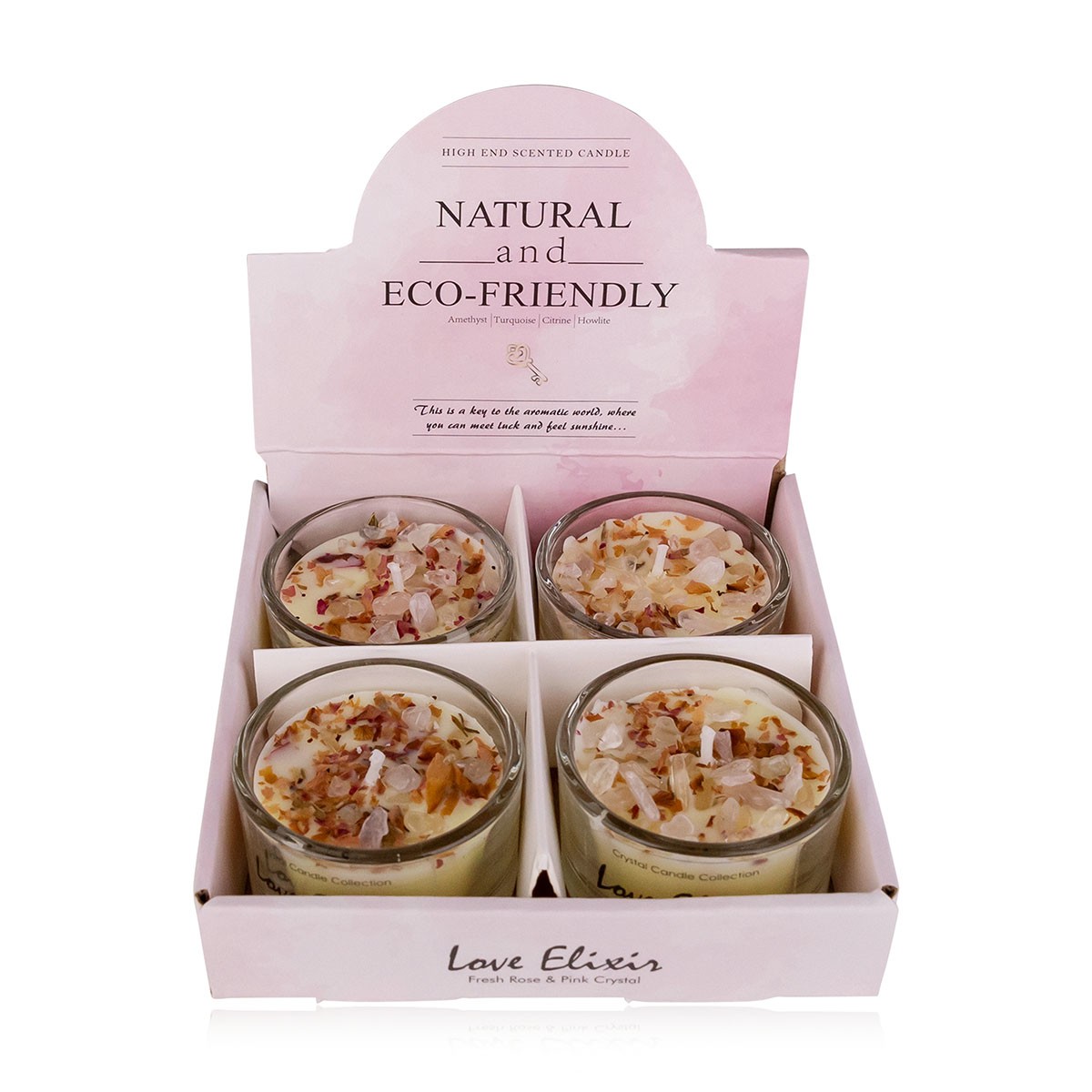 Φυτικό κεράκι 25γρ με άρωμα τριαντάφυλλο, Love elixir - Accentra - Image 2