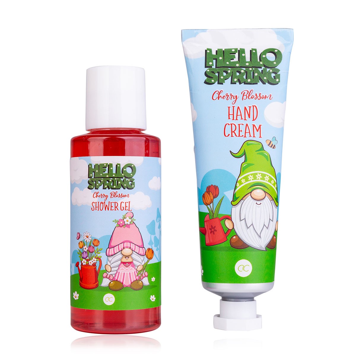 Σετ μπάνιου σε νεσεσέρ με κρέμα χεριών 60ml & αφρόλουτρο 100ml Cherry Bloss, Hello Spring - Accentra - Image 2