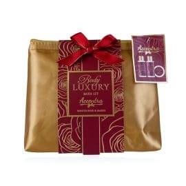 Travel Bath set νεσεσέρ με 100ml αφρόλουτρο, κρέμα σώματος 100ml &amp; σαπούνι, Body Luxury – Accentra