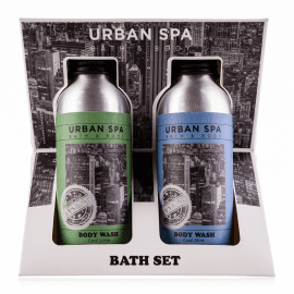 Bath set σε gift box με 2x90ml ανδρικά αφρόλουτρα, Urban – Accentra