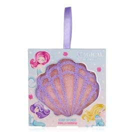 Σαπούνι Vanilla με σφουγγάρι σε σχήμα κοχυλιού, Magical Mermaid – Accentra