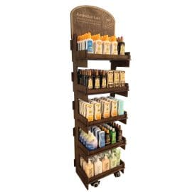 Τροχήλατη Βιτρίνα Australian Gοld