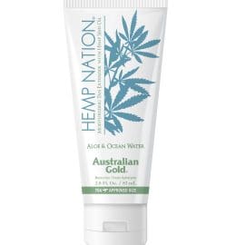 Travel Ενυδατική λοσιόν διατήρησης &amp; ανάπτυξης μαυρίσματος, Hemp Nation Aloe &amp; Ocean Water 83ml
