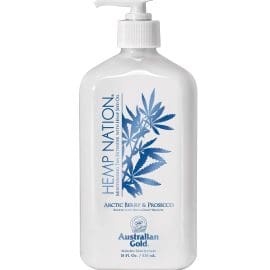 Berries &amp; Prosecco Ενυδατική λοσιόν διατήρησης &amp; ανάπτυξης μαυρίσματος, Hemp Nation 535ml