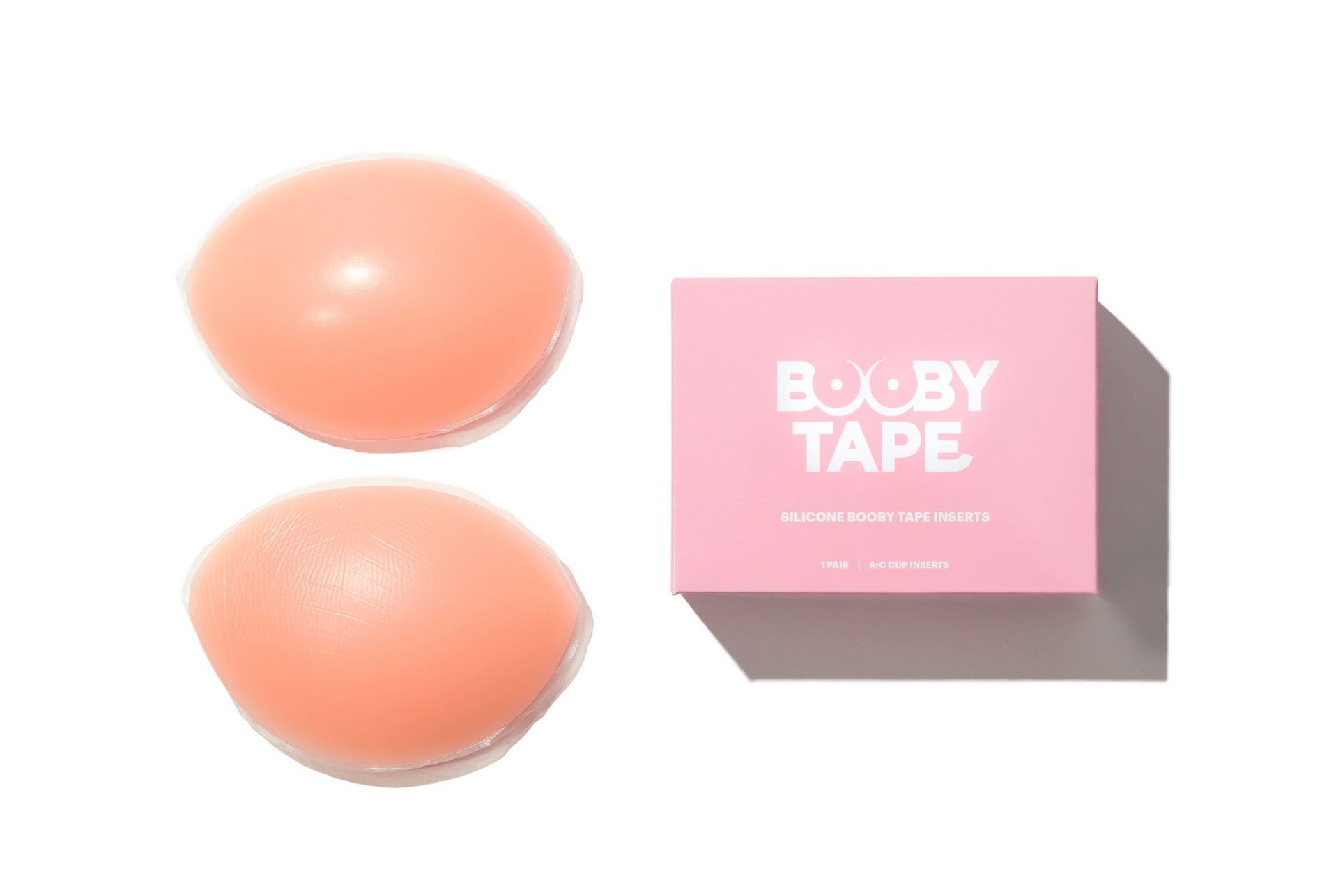 Επαναχρησιμοποιήσιμα επιθέματα σιλικόνης για ανόρθωση στήθους & κάλυψη θηλών, Cup A-C - Booby Tape