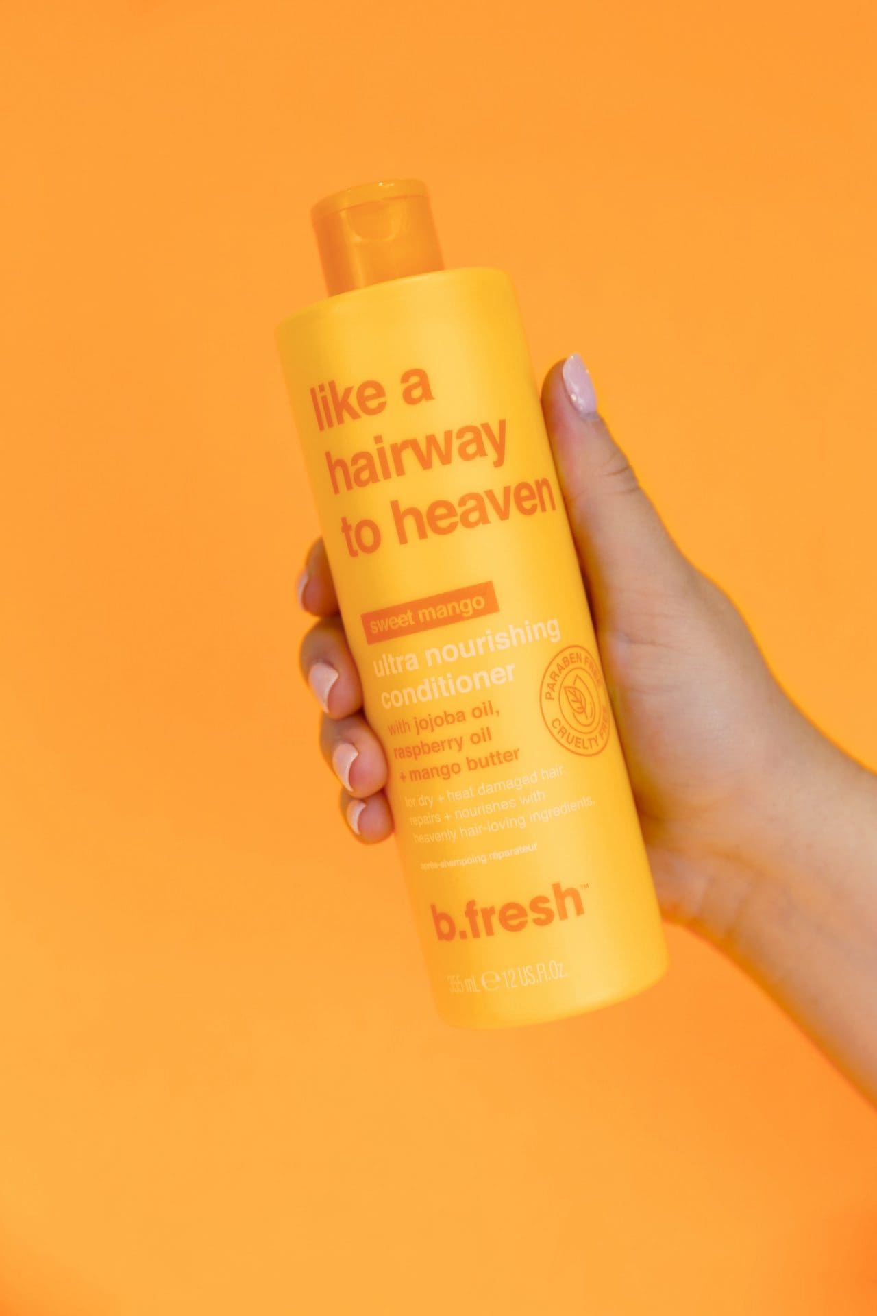 Conditioner για ξηρά & ταλαιπωρημένα μαλλιά 355ml με άρωμα μάνγκο, Like a hairway to heaven - BFresh - Image 2