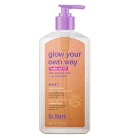 Glow your own way hydrated AF 236ml, Διαφανές Self tan gel προσώπου και σώματος – BTan