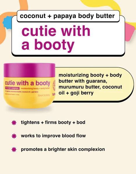 Cutie with a booty, ενυδατικό body & booty butter 250ml - BFresh - Image 2
