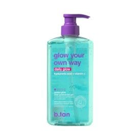Glow your own way Daily Glow 591ml, Διαφανές Self tan gel ανάπτυξης σταδιακού μαυρίσματος – B.Tan