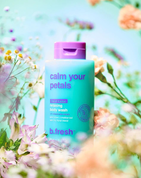 Relaxing αφρόλουτρο gel 473ml, Calm your petals - BFresh - Image 2