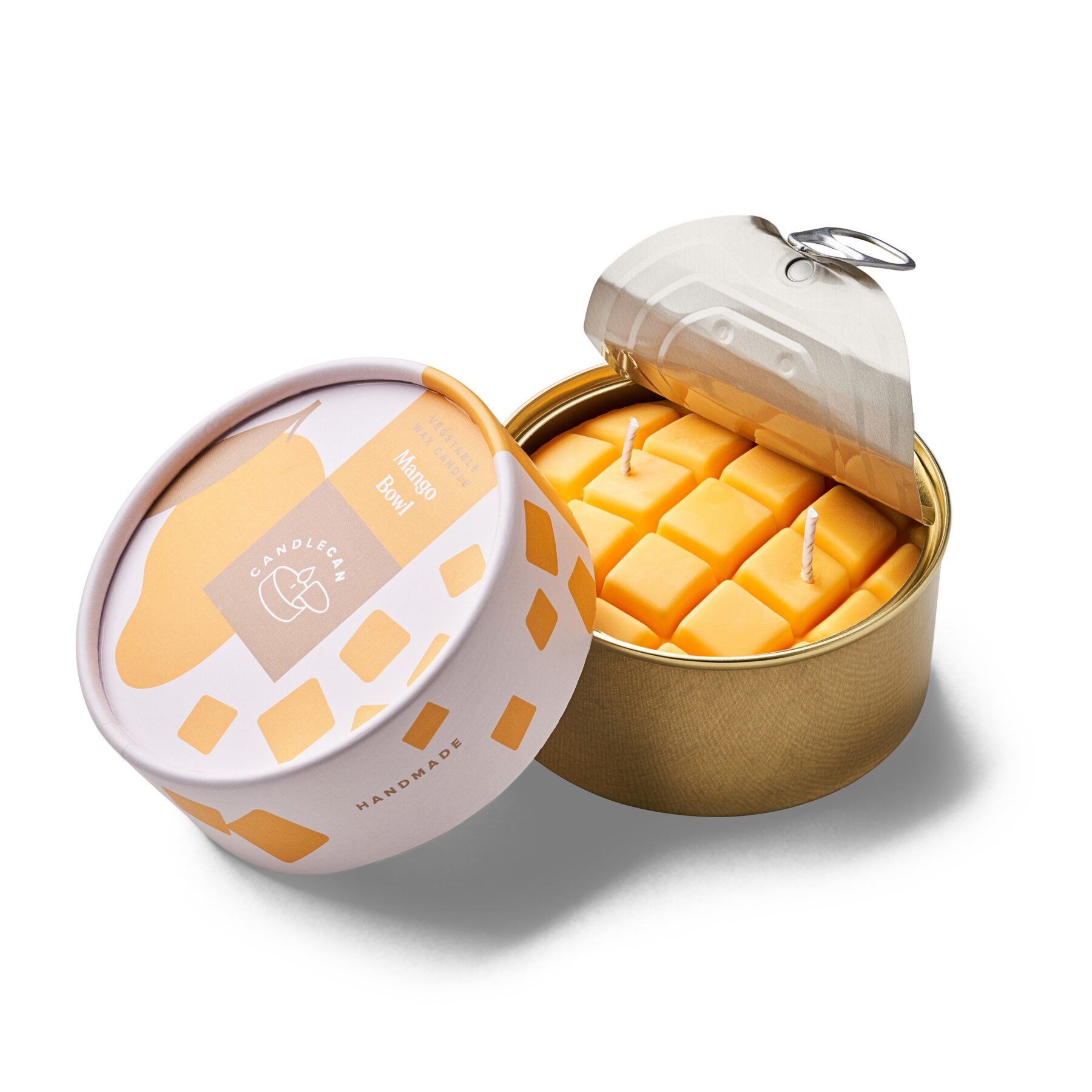 Φυτικό Γκουρμέ Κερί σε κονσέρβα, Mango 300gr - CandleHand