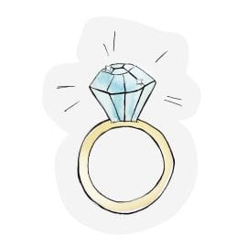 Ring – Cut- out Ευχετήρια κάρτα – The Gift Label