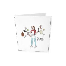 Ευχετήρια κάρτα, you spice up – The Gift Label