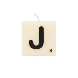 Γράμμα J – Κεράκι κύβος 4x4cm – The Gift Label