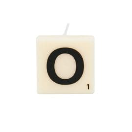 Γράμμα O – Κεράκι κύβος 4x4cm – The Gift Label