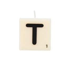 Γράμμα T – Κεράκι κύβος 4x4cm – The Gift Label