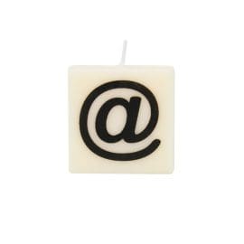 At. Κεράκι κύβος 4x4cm  – The Gift Label